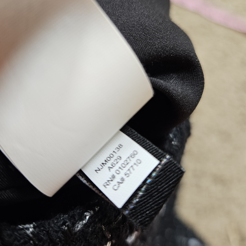 Kate Spade New York 6 Embellished Tweed Skirt Black Silver - Picture 13 of 14